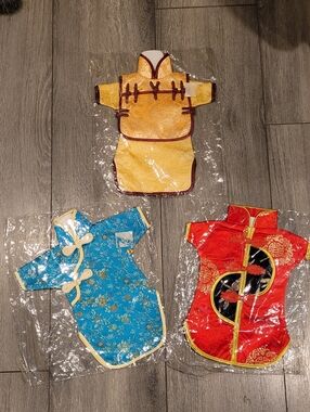 NWT Asian Inspired Wine Bottle Covers Wall Art Set Of 3